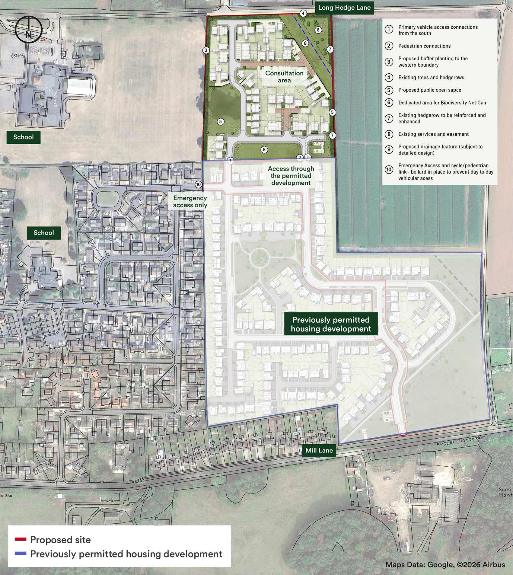 masterplan of the overall site